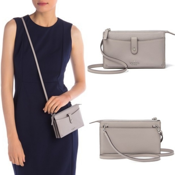 Kate Spade Jackson Small Tab Leather Crossbody - Picture 3 of 7